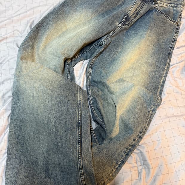 Belier true wide jeans(m)