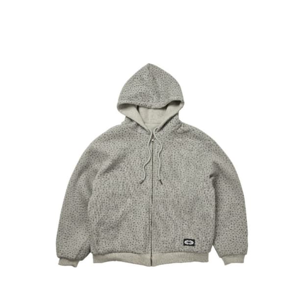 ERTR 이알티알 리버시블 와플 후드 그레이