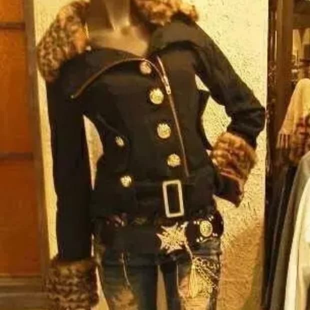 d.i.a. 다이아 오네갸루 대대장 핀터깔 호피 금장 자켓