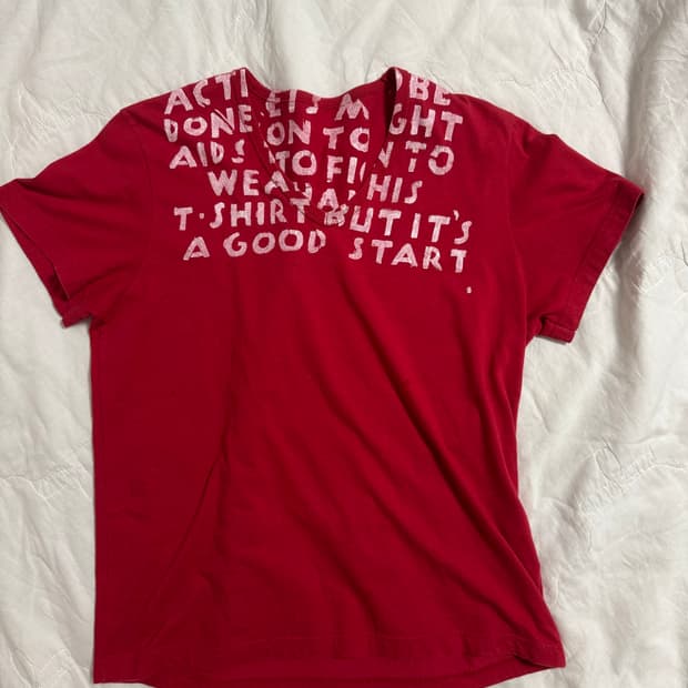 [S] Maison Martin Margiela Aids T-shirt