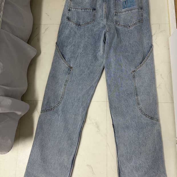MPa CALF POCKET PANTS (STEEL BLUE)