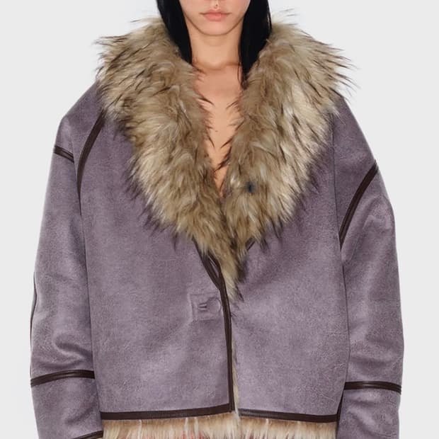 (미착용) 오픈와이와이 FAUX FUR REVERSIBLE JACKET 