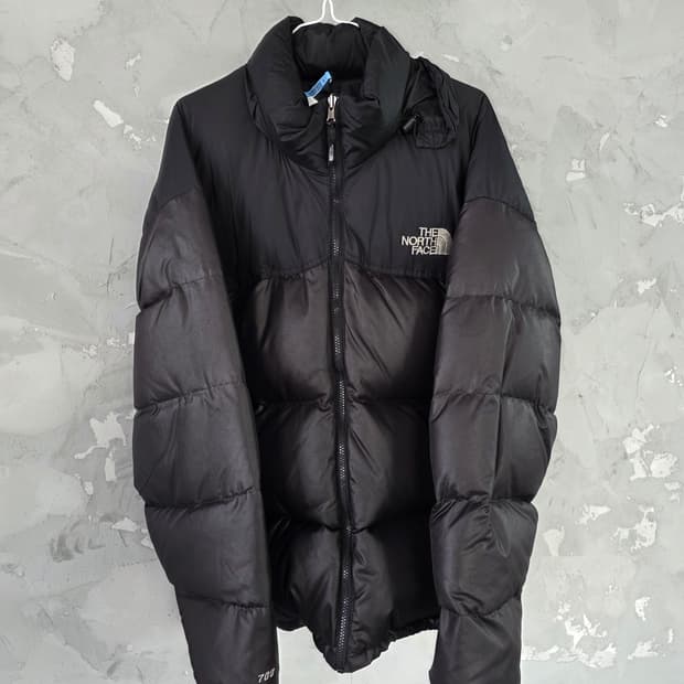 노스페이스 700 눕시 패딩 블랙 XL