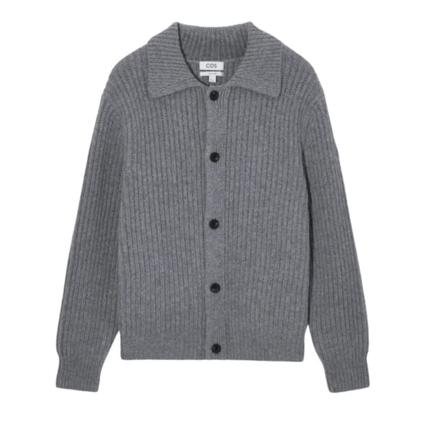 구매) 코스 리브드 알파카 블렌드 가디건 XL