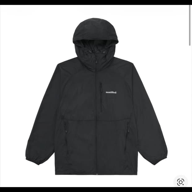 몽벨 윈드 블라스트 후드 자켓 바람막이S