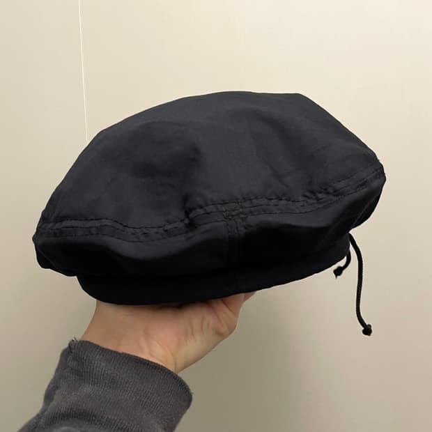 (F/L)엔지니어드 가먼츠 울 베레모 모자 블랙 엔가