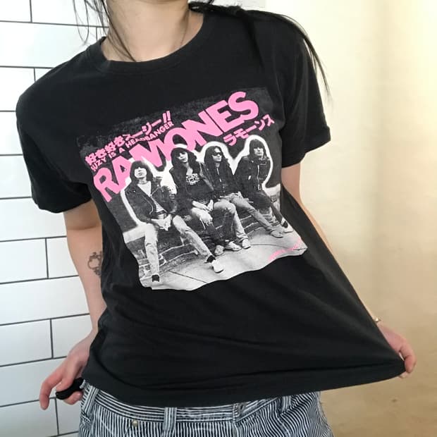 빈티지 라모스 그래픽 티셔츠