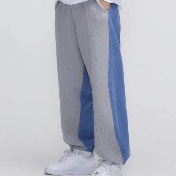 슬로우 아카이브 아수라 데님 스웻팬츠 (m)