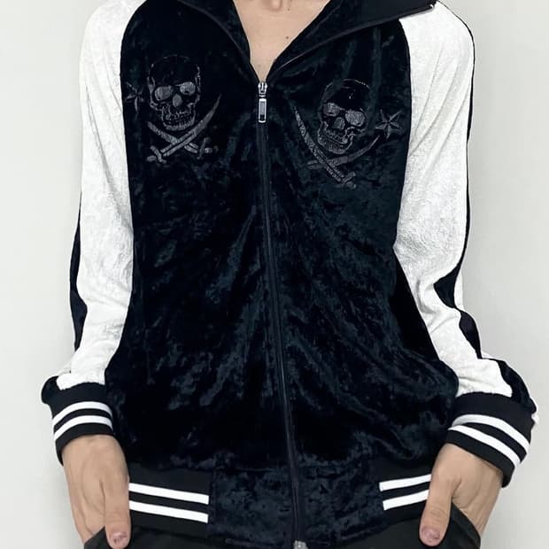 Skull printing jersey