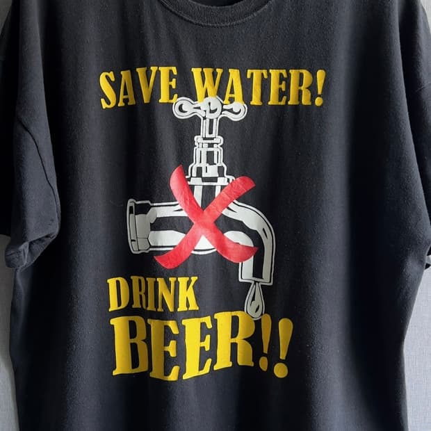 [XXL] 00s 'Drink Beer!' 티셔츠
