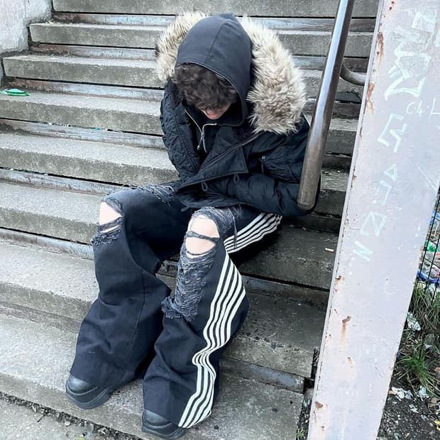 yori 5 stripe denim