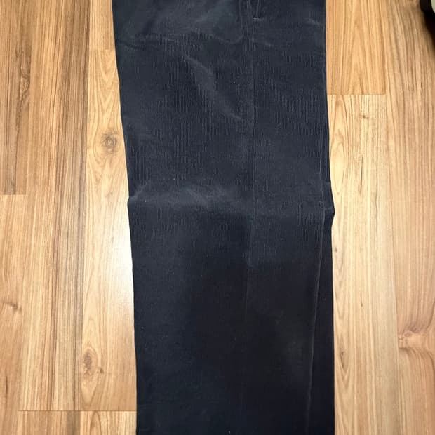 타임원클로딩 코듀로이 트라우저 블랙