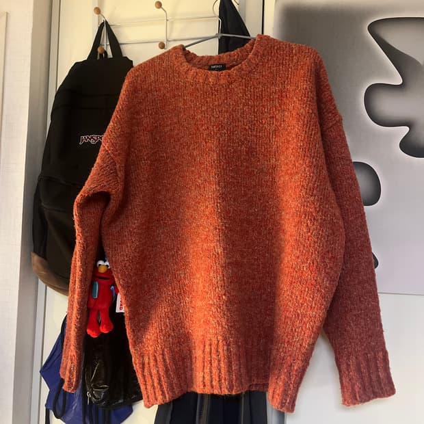 테이크이지 오렌지 니트