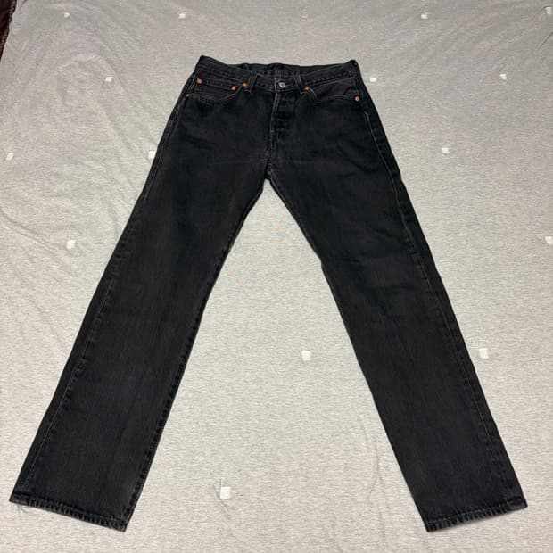 [W31 L32] 리바이스 501 블랙진