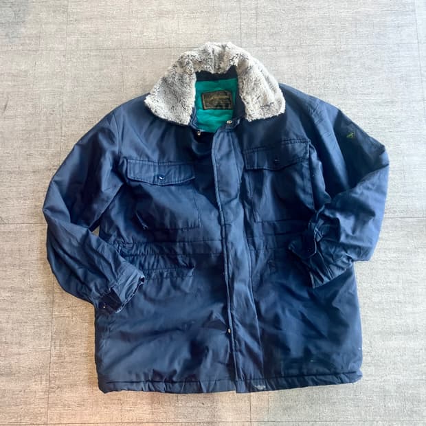 일본빈티지 Hightachibana 올드스쿨아메카지 스트릿 퍼 사파리자켓