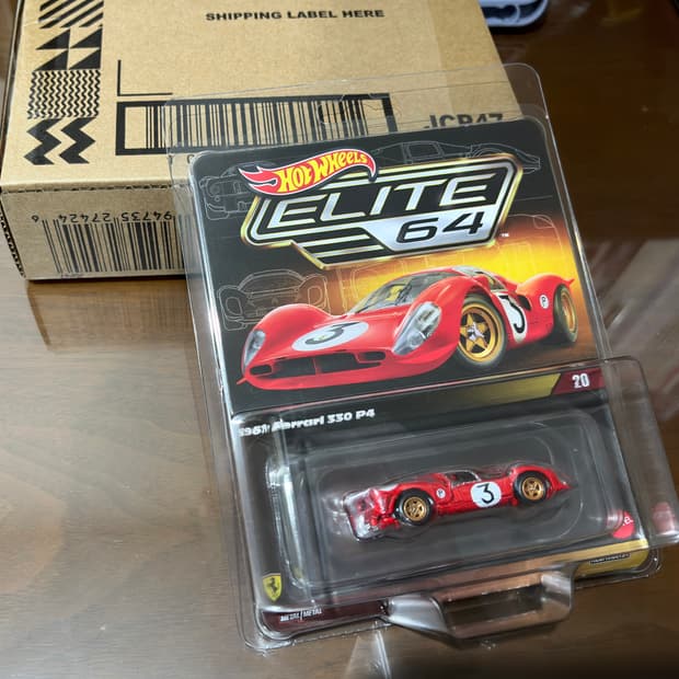 핫휠 엘리트 64 페라리 330 p4