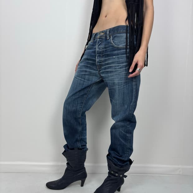 LEVIS 501 WASHED INDIGO