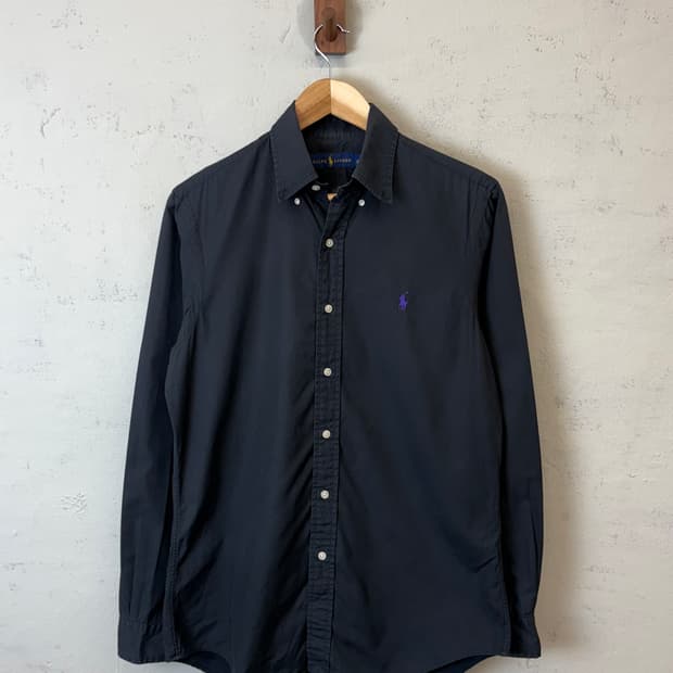 폴로랄프로렌 신형 블랙 솔리드 셔츠