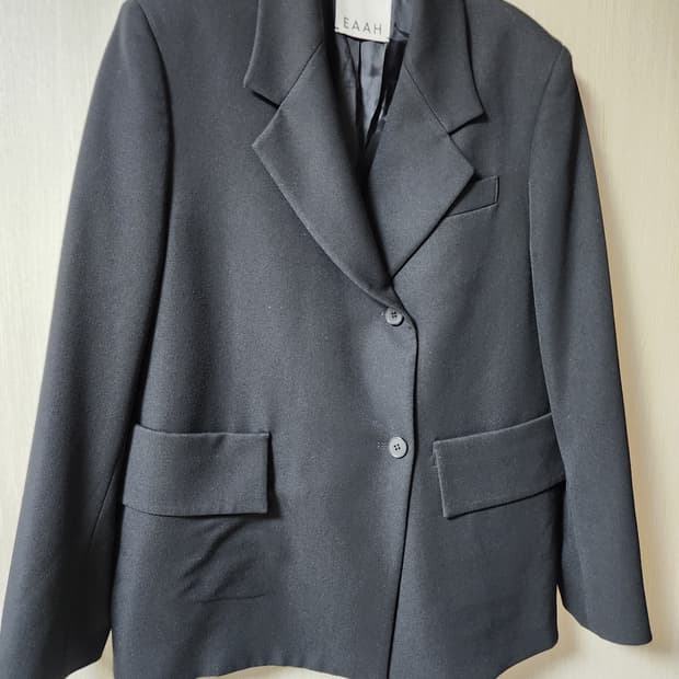 EAAH 블랙 오버핏 블레이저 자켓 스몰 이아 자켓