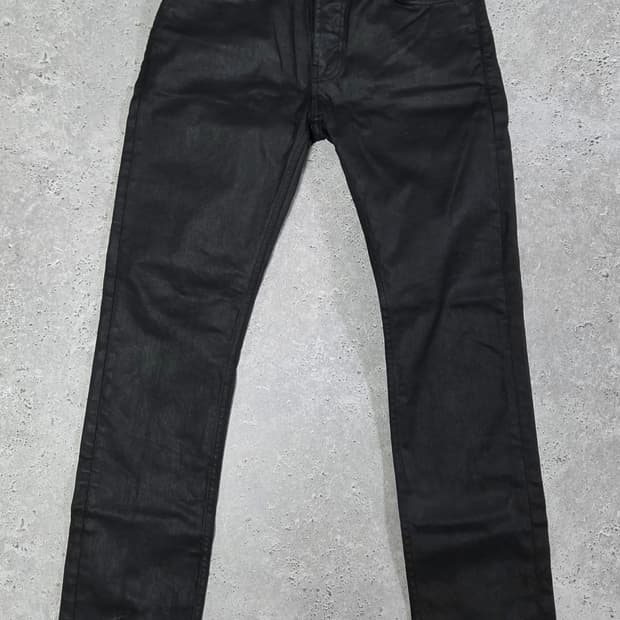 NUDIE JEANS 코팅 슬림 데님 팬츠/751