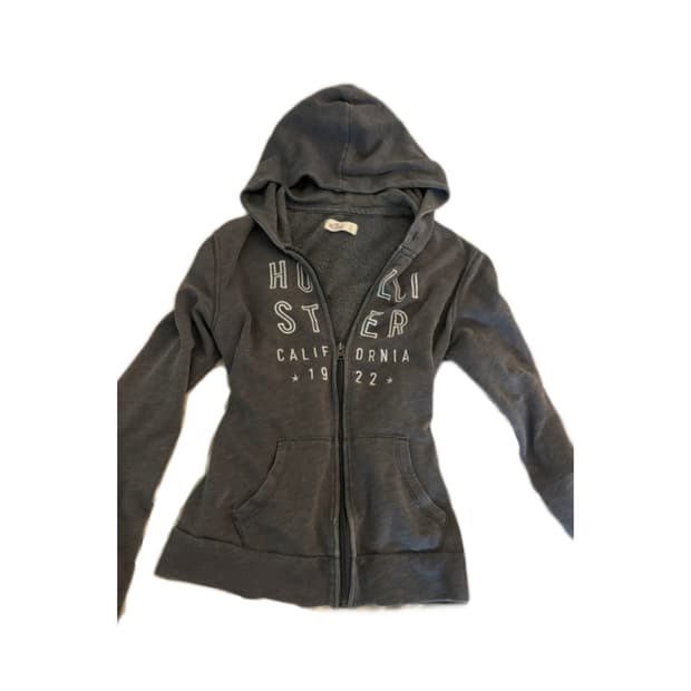 🩶홀리스터 그레이 슬림핏 후드집업🩶