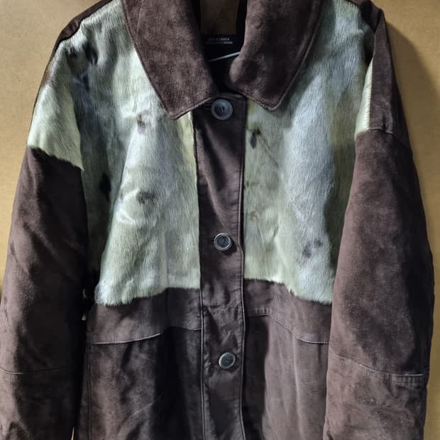 캐나다 스웨이드 송치 남여공용 자켓 