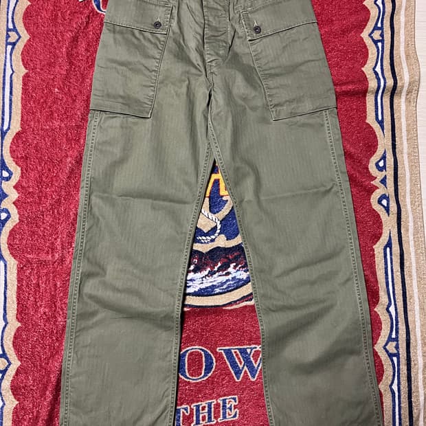 RRL 헤링본 필드 카고 팬츠