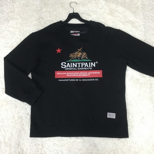 세인트페인 빅로고 맨투맨 BB18