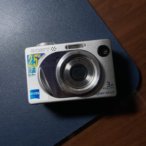 소니 사이버샷 dsc-w1 디지털카메라
