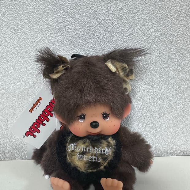 [새상품] 몬치치 주에띠 콜라보 한정판 레오파드 키링