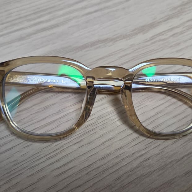 애쉬컴팩트 타르 tar 44 아넬형 안경 블루라이트 차단 렌즈