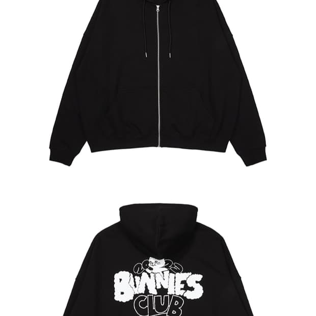 뉴진스 버니즈클럽 후드집업 M 새 상품