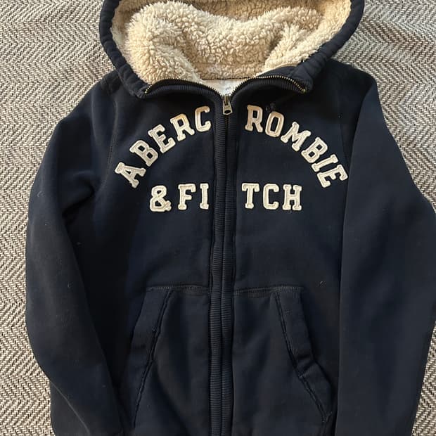 아베크롬비 양털 후드집업 m