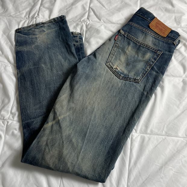 Levis 리바이스 502 워싱 데님 W33 L34