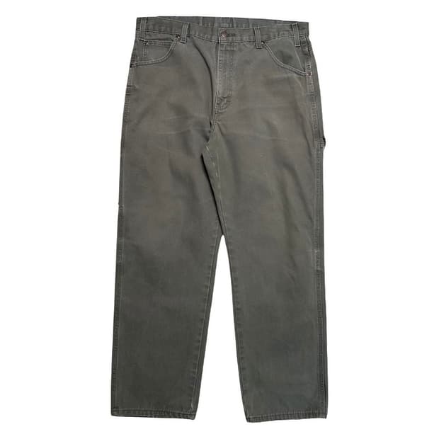 DICKIES 덕 캔버스 카펜터 팬츠 카키 36X30