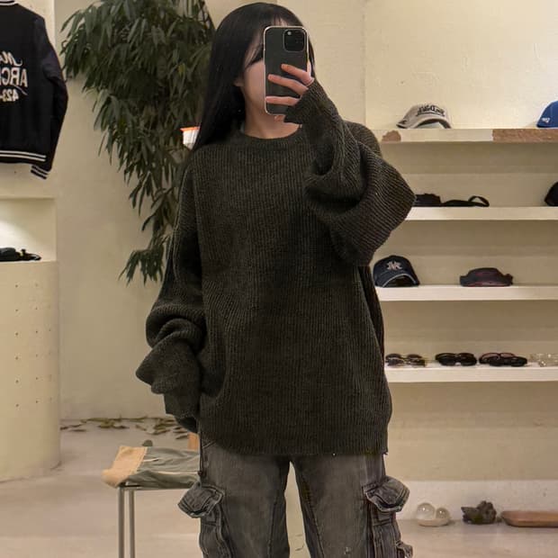 빈티지 울랜드 보카시 니트 U239