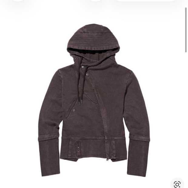 삽니다) Mischief Asymmetric Hoodie Zip-Up