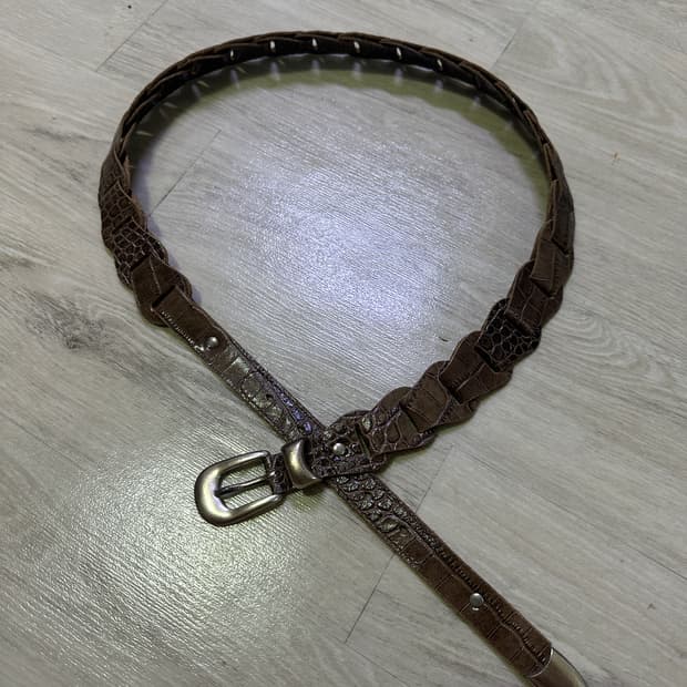 [90] 아워레가시 크로커다일 벨트