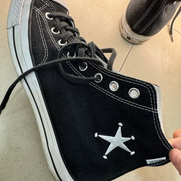 스투시 컨버스 척 70 하이 블랙