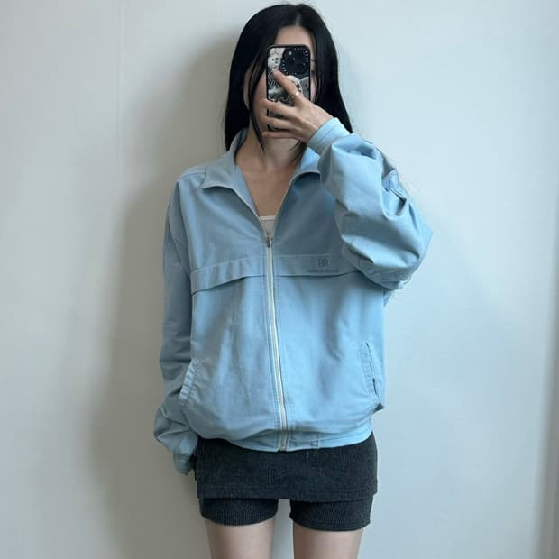 발렌시아가 90s 아카이브 스카이블루 트랙탑 자켓