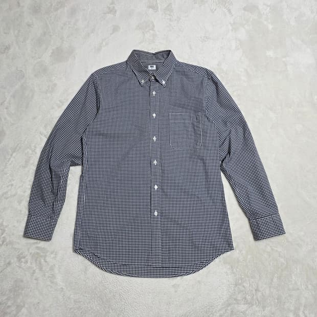 (M)유니클로 체크 셔츠 