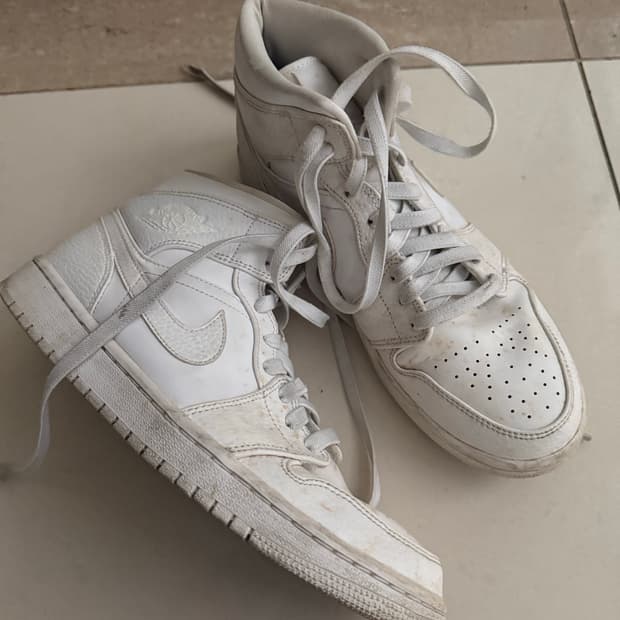 나이키 조던 트리플화이트