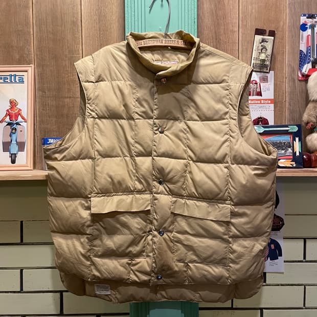 1970-80's Vintage Quilted Down Vest Made