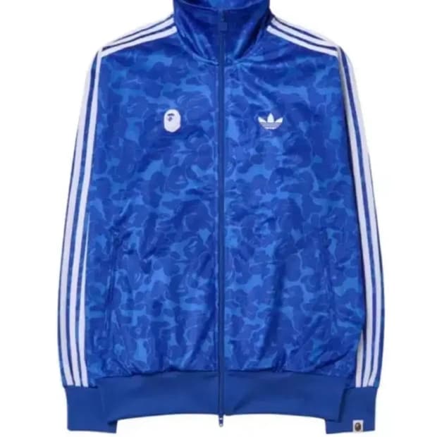 아디다스 베이프 져지 블루 XL