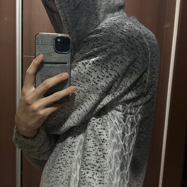 엑슬림 ep.7 후드집업 라이트 그레이 M