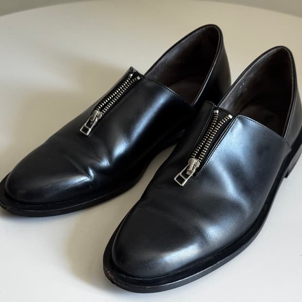 도쿄 이슈무 ISHMM ZIP SHOES 일본제 가죽 로퍼 구두