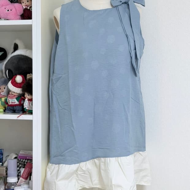 소다 셔벗 빈티지 리본 원피스