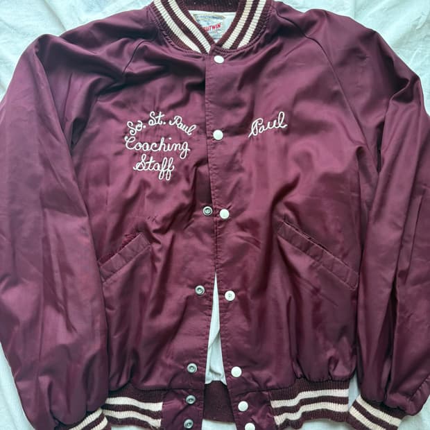 Vintage 50s 버트윈 코칭 봄버 재킷