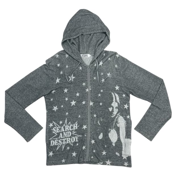 히스테릭 글래머 아카이브 무수한 별과 히스걸 후드 집업 자켓