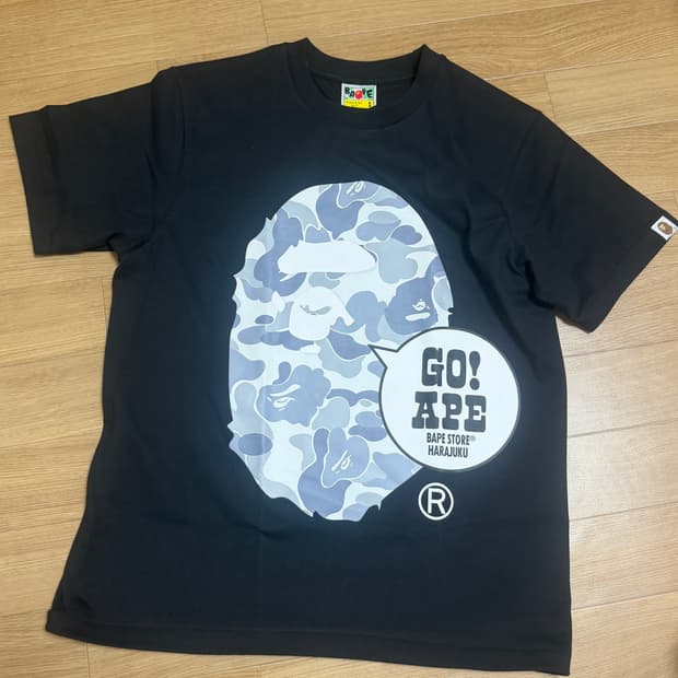 베이프 하라주쿠 반팔 s